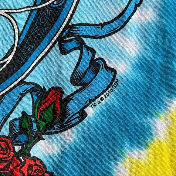 GREATFUL DEAD Tie Dye Classic Skull T-Shirt Size Xlarge - Picture 4 of 7